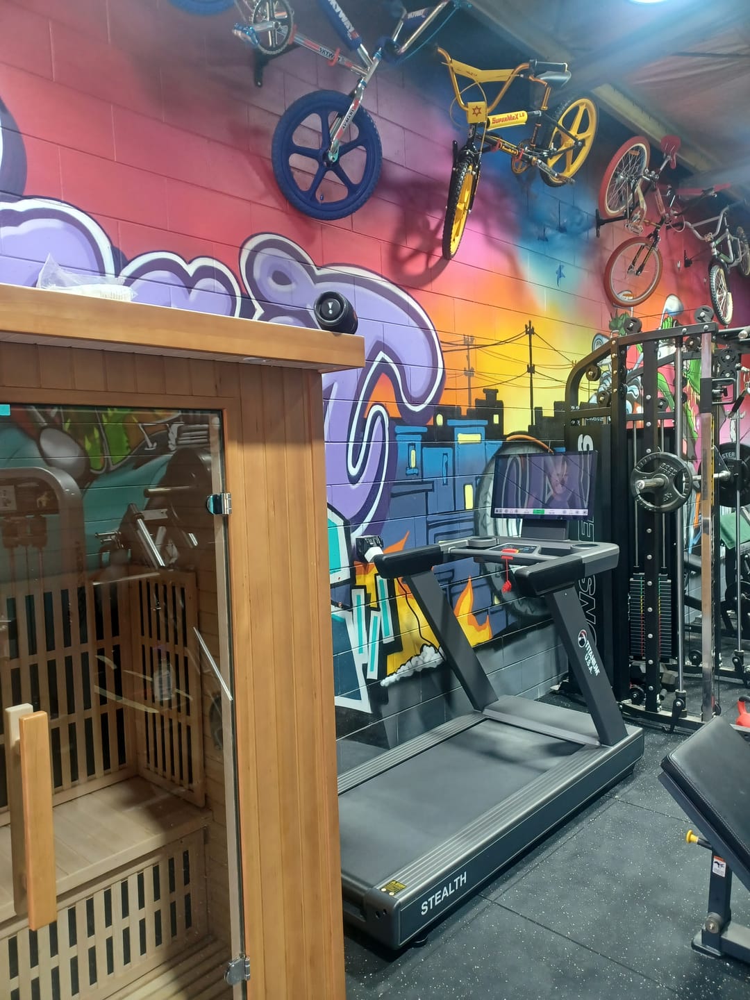 Customer photo review of TITANIUM USA STEALTH TREADMILL WITH TOUCH CONSOLE