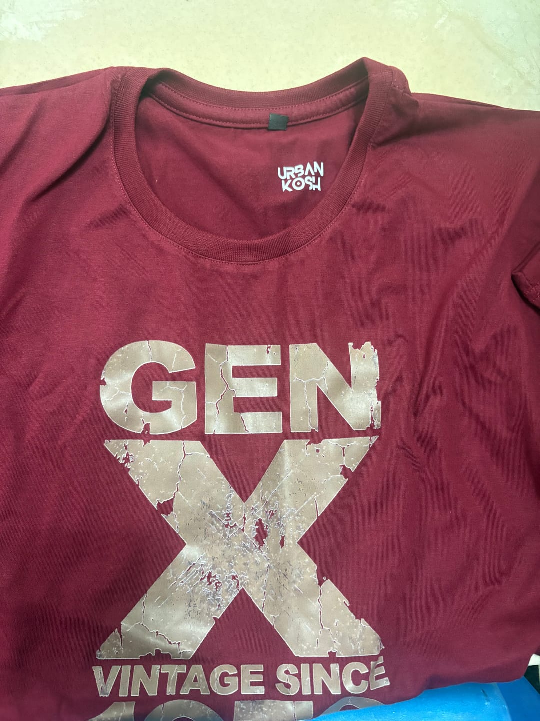 Customer photo review of Gen X Vintage Since 1972 T-Shirt