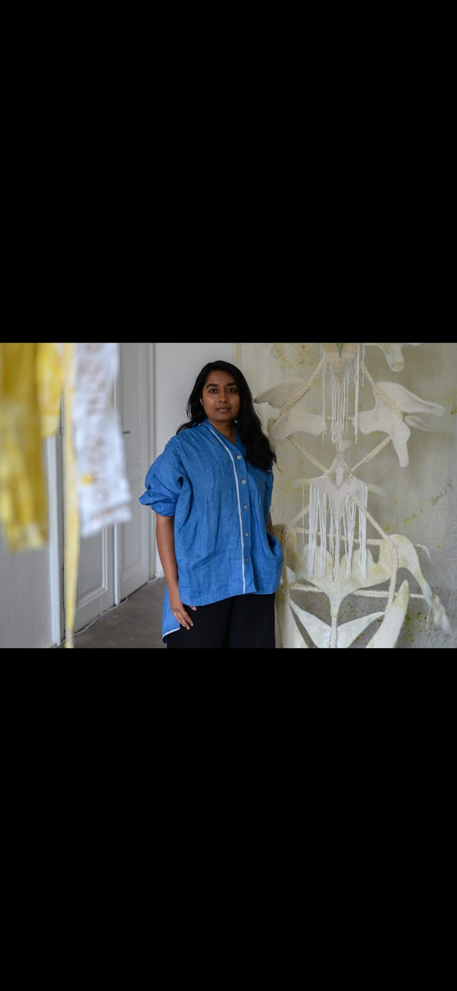 Customer photo review of Margaritte Shirt I Indigo Hemp