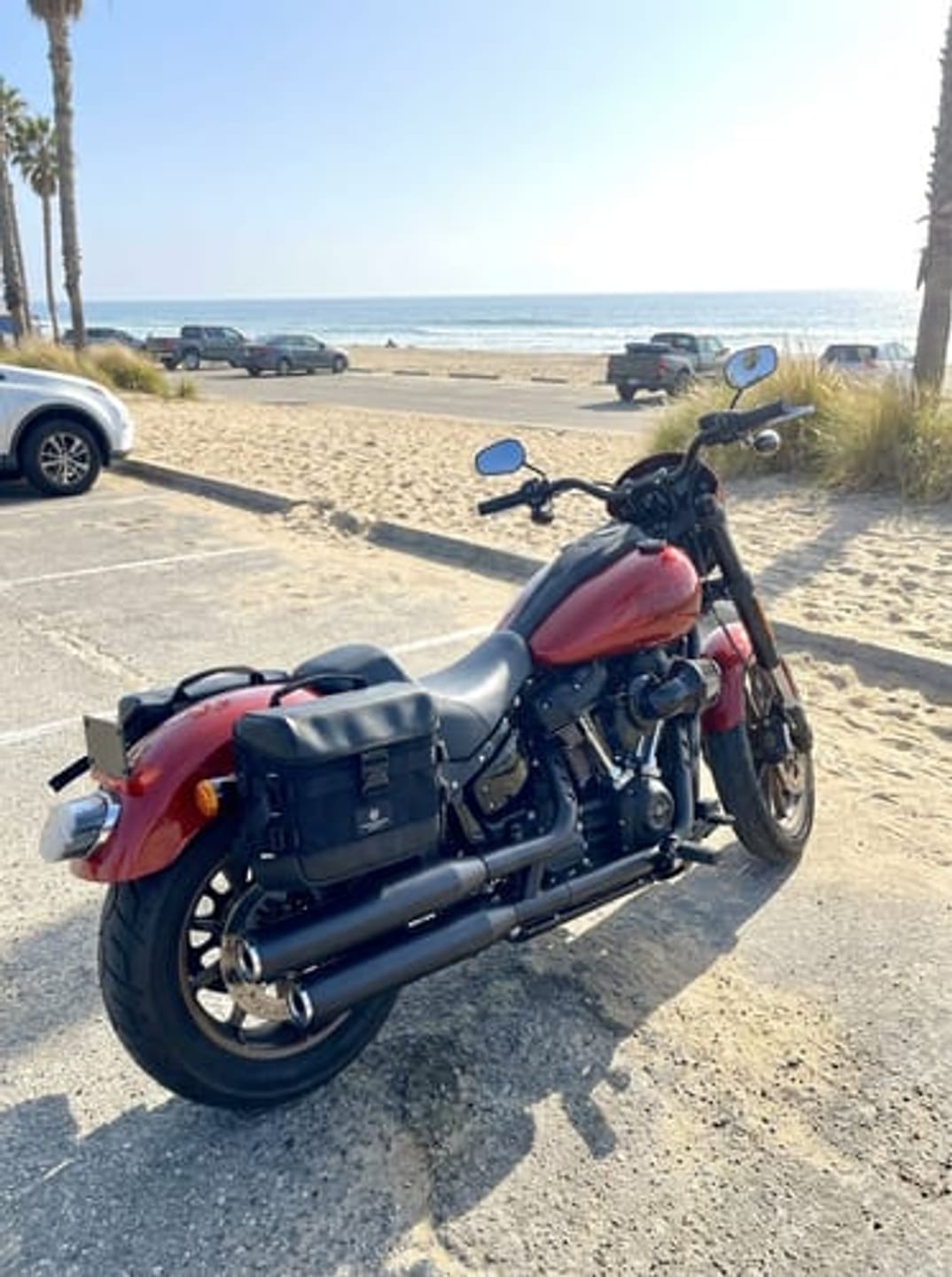 Customer photo review of 20L - Incognito Quick-Mount Small Saddlebags for Harley Softail Low Rider S FXLRS