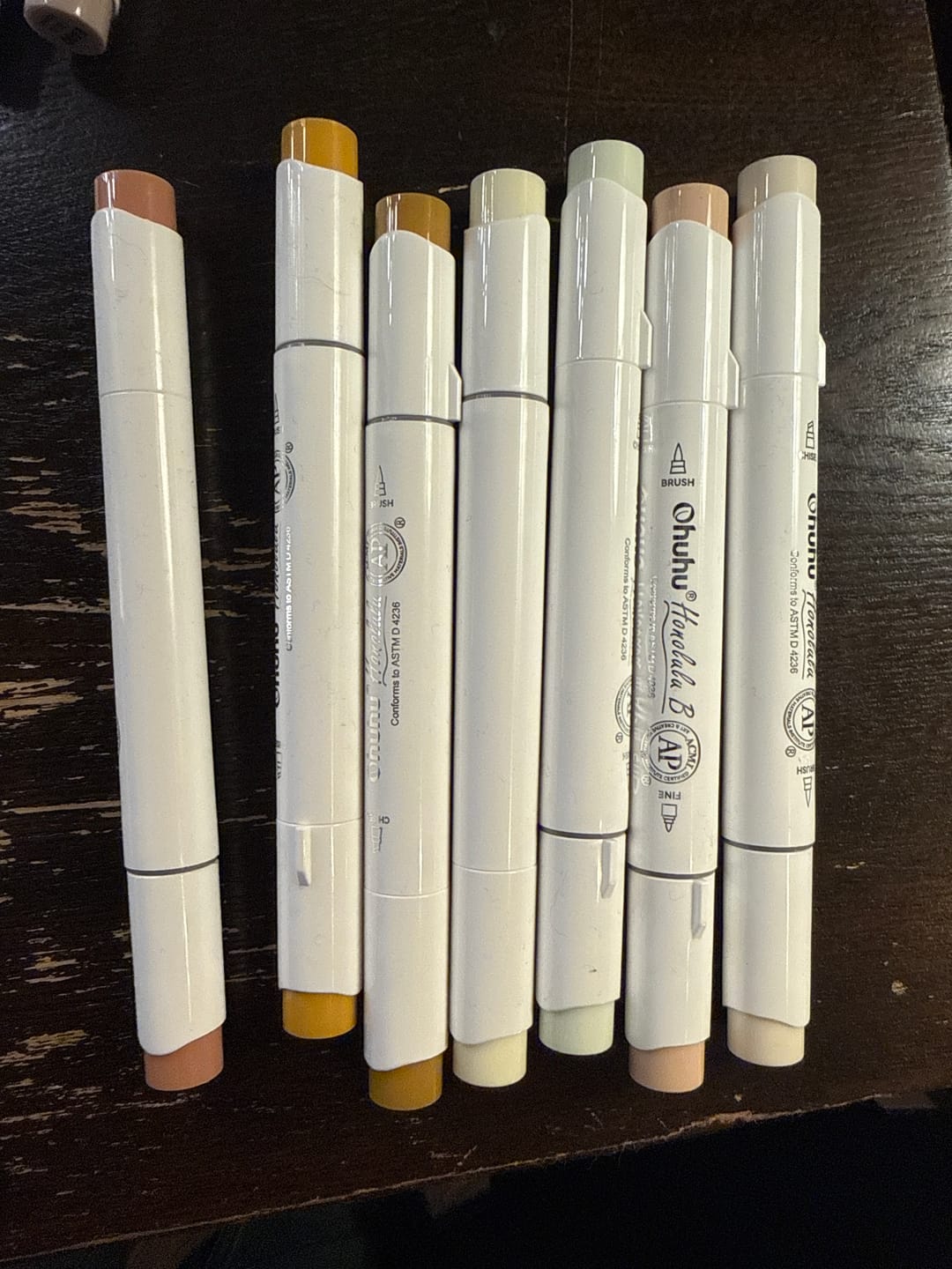Customer photo review of Ohuhu Honolulu E280 / Y62 Individual Marker, Brush & Chisel