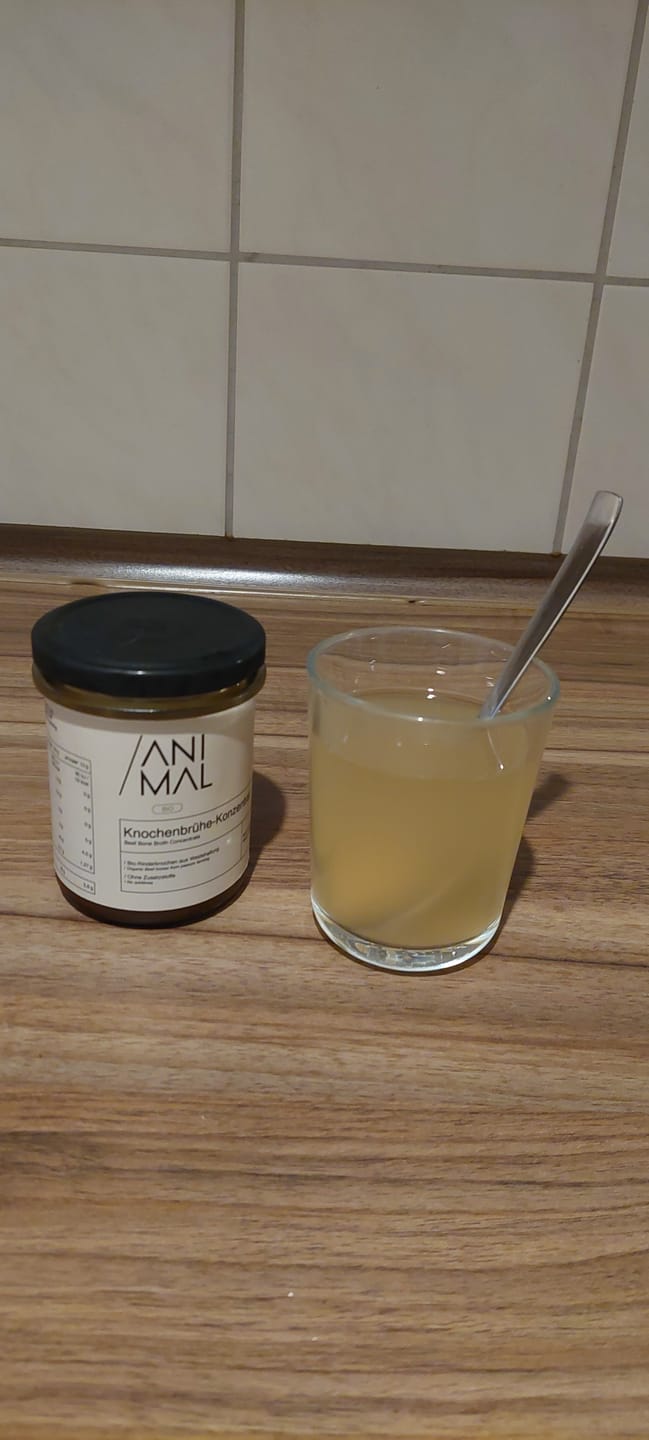 Customer photo review of Bio Knochenbrühe Konzentrat 220g