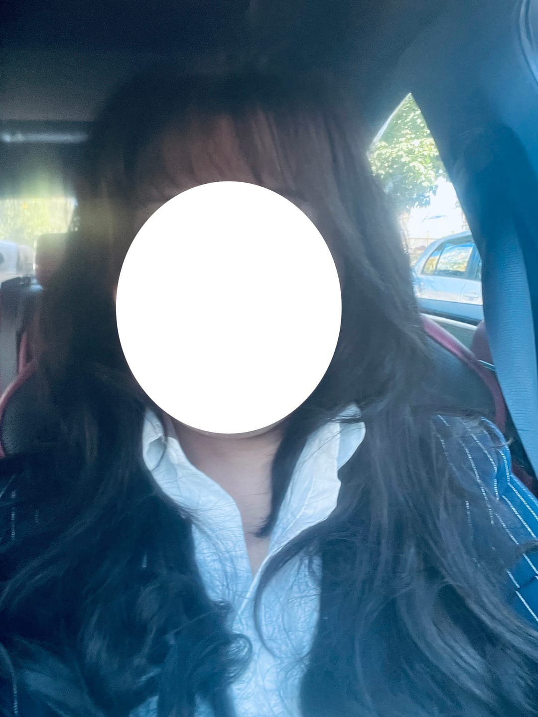 Customer photo review of High Quality Halo Hair Extensions