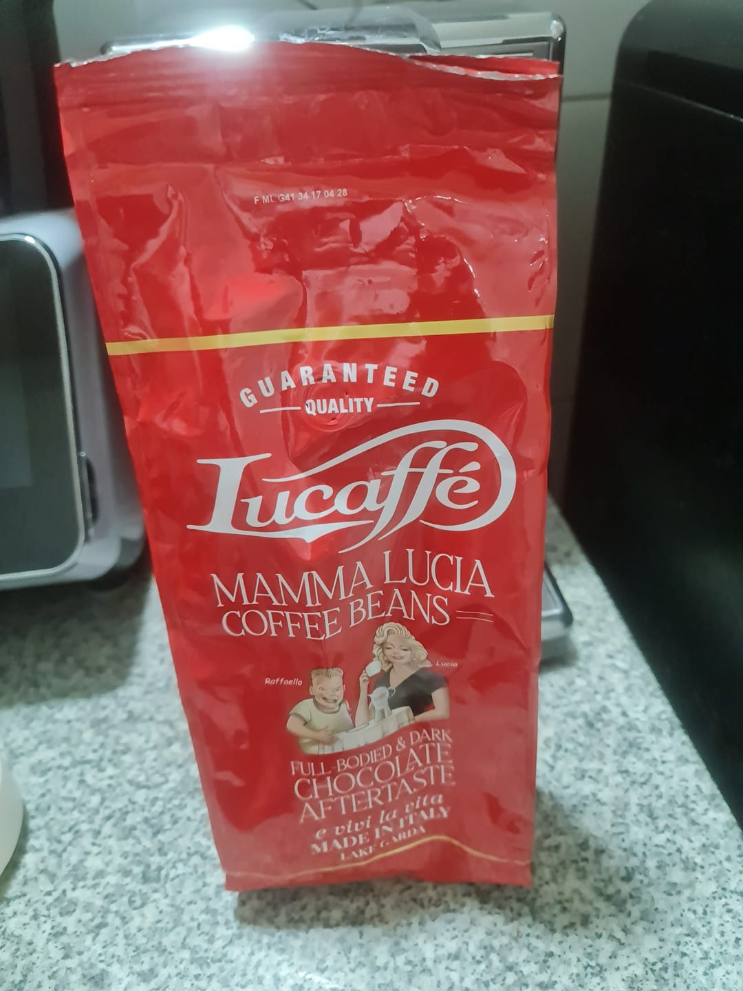 Customer photo review of Lucaffe Mamma Lucia 1 kg Grano Entero