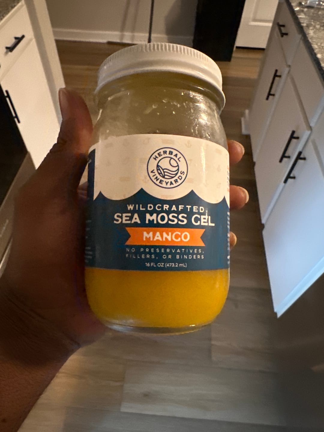 Customer photo review of EXCLUSIVE MANGO SEA MOSS GEL