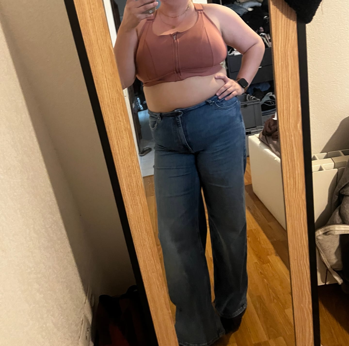 Customer photo review of BRASSIÈRE IMPACT HAUTE INTENSITÉ • FORTES POITRINES