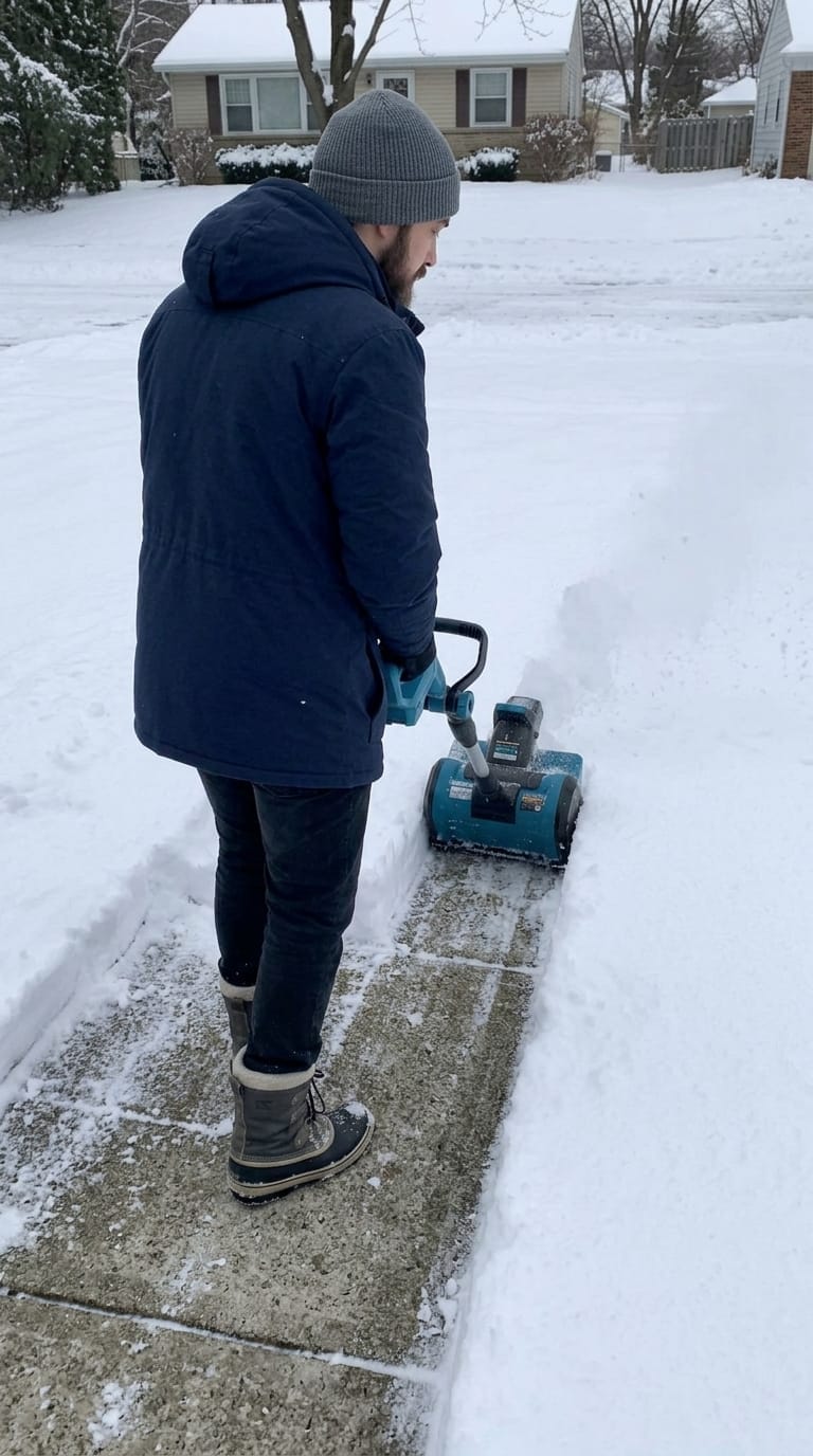 Customer photo review of Elektrische Schneeschaufel
