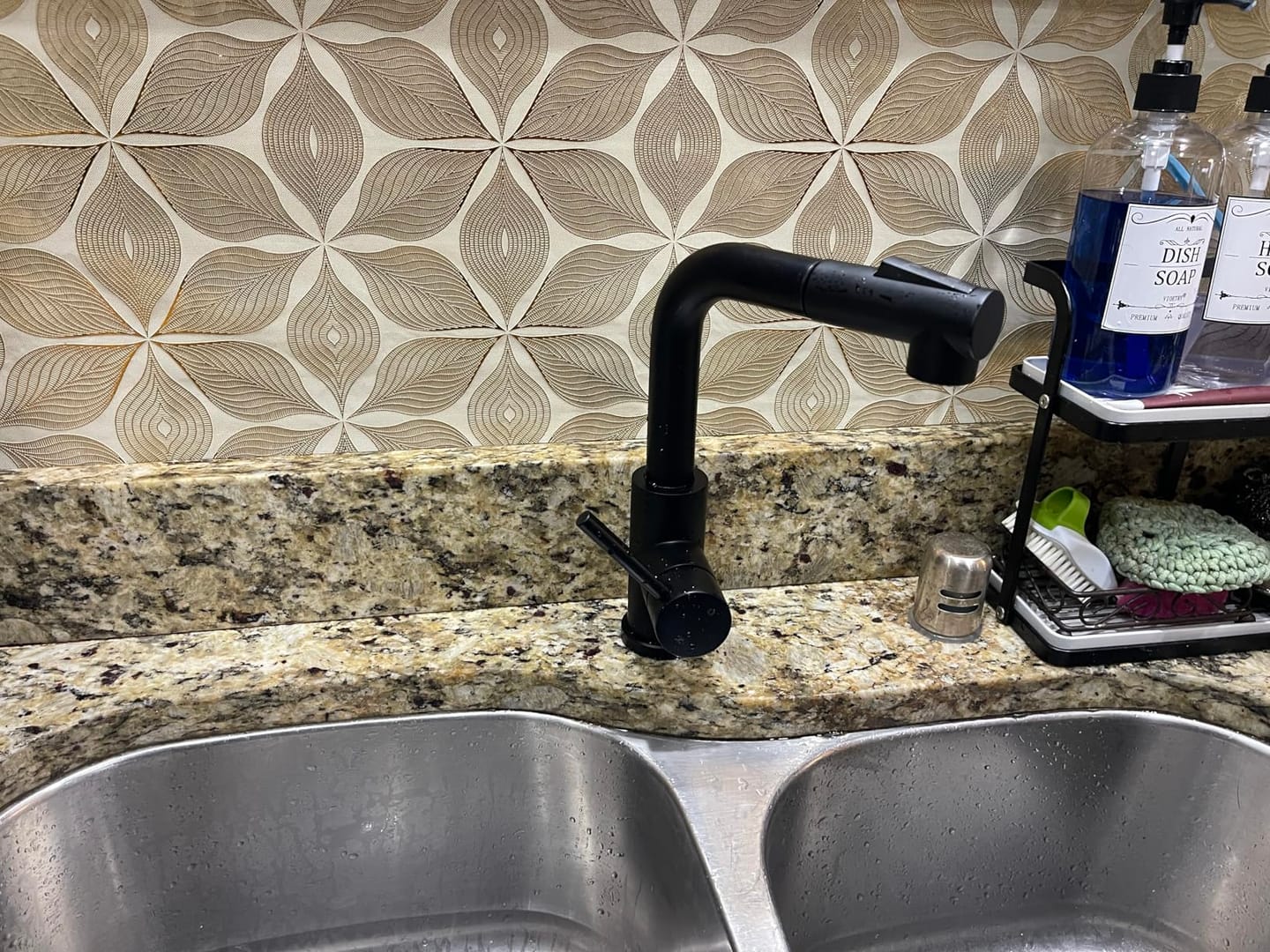 Customer photo review of Tana - Single Handle Pull-Out Kitchen Faucet