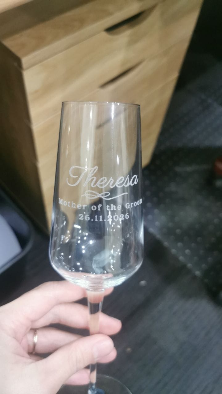 Customer photo review of Engraved 600ml Classic Beer Glass / Tankard Mug