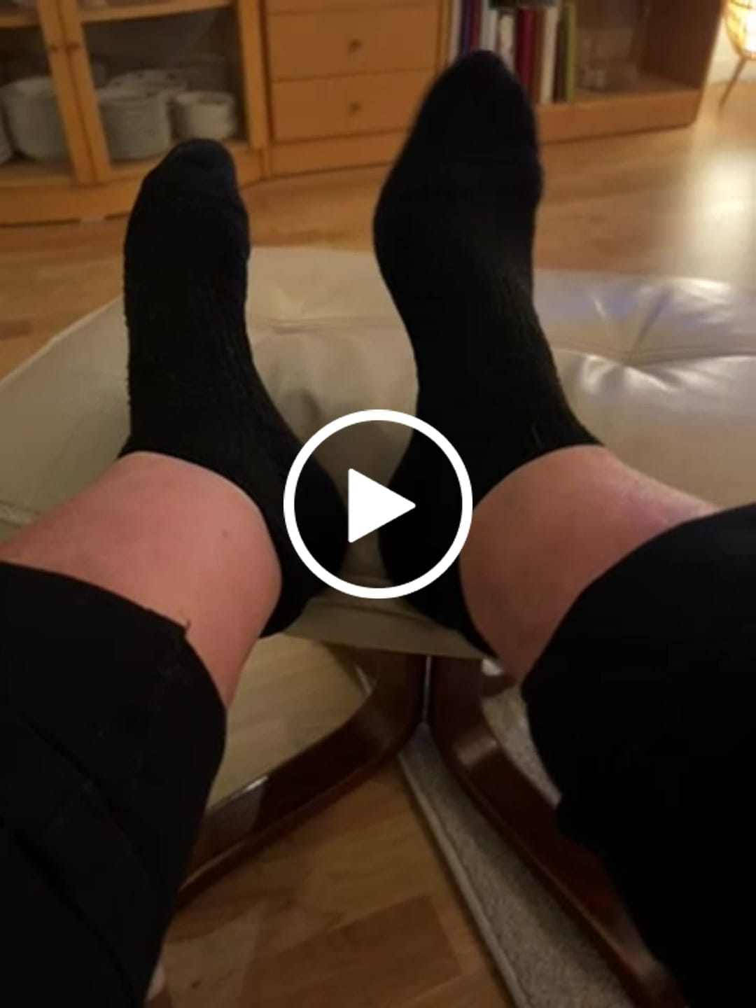 Customer video review of Ankelstrømper i bambus med kompression
