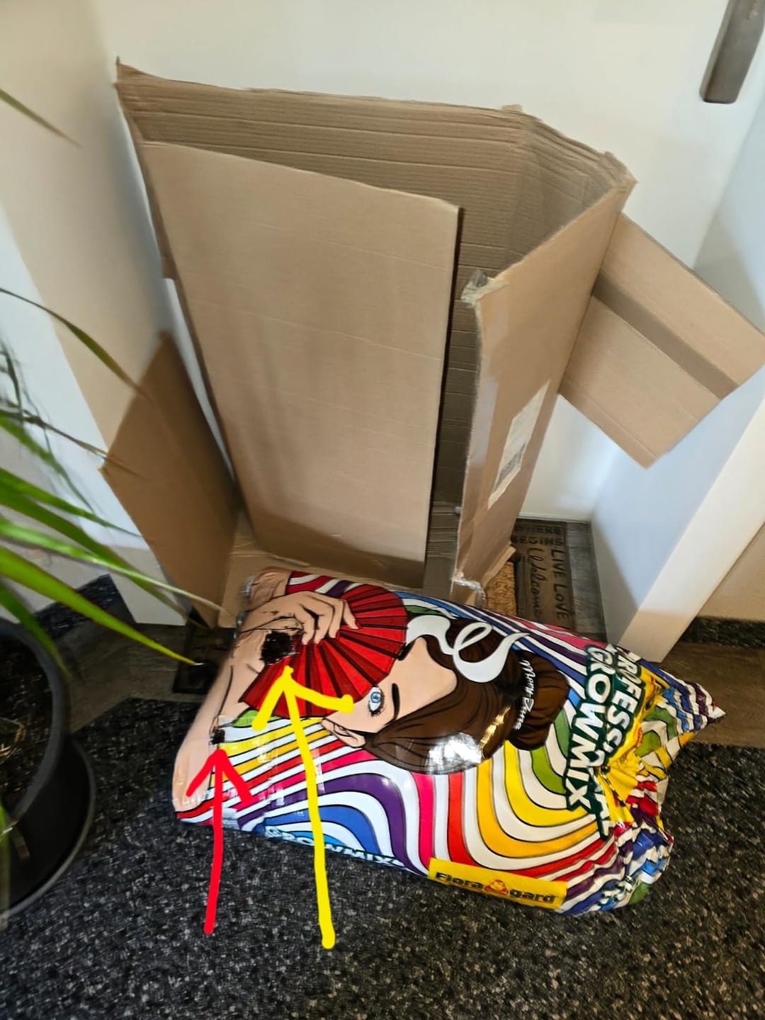 Customer photo review of Floragard Professional Growmix 70L, Cannabis Erde Topfsubstrat mit Perlite und Trichoderma