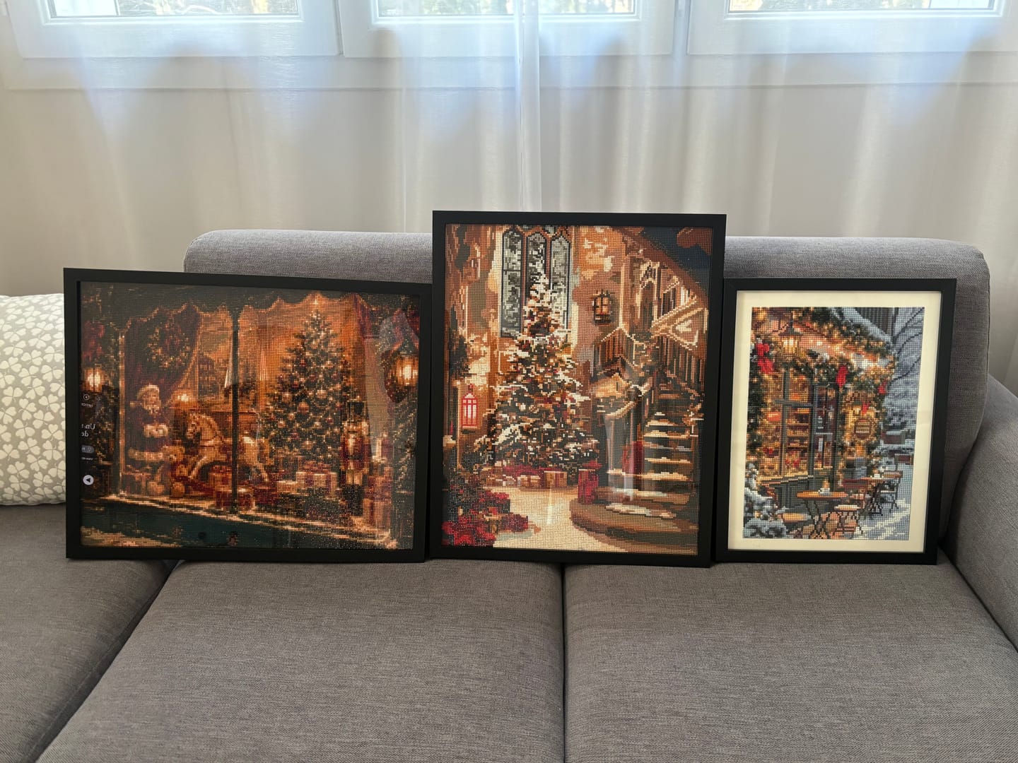 Customer photo review of Diamond Painting - Vitrine de Noël