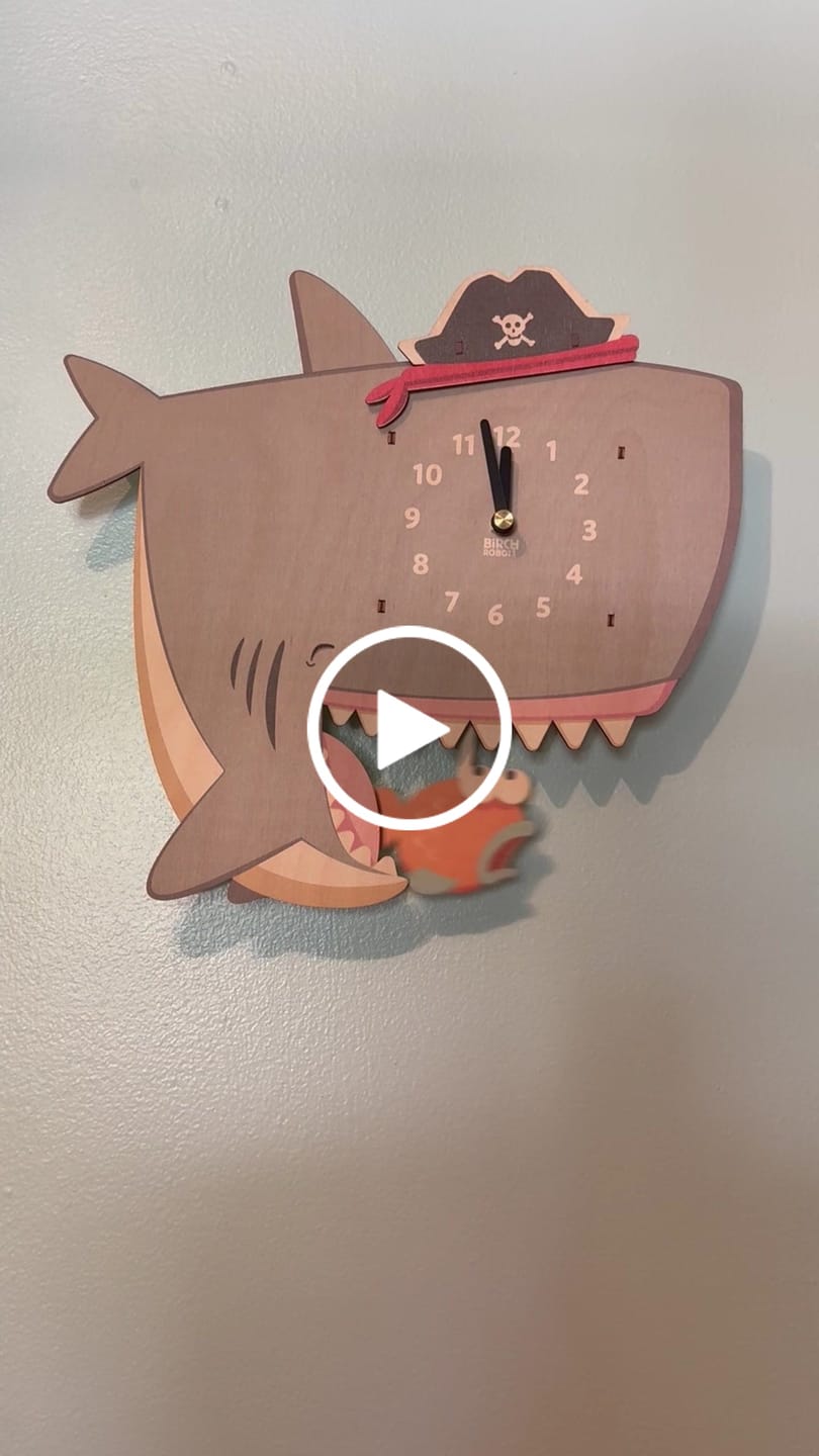 Customer video review of Crush the Shark Pendulum Clock