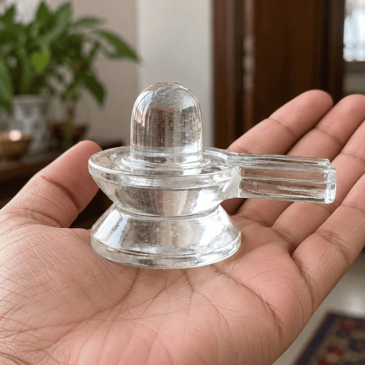 Customer photo review of Sphatik (Crystal) Shivling