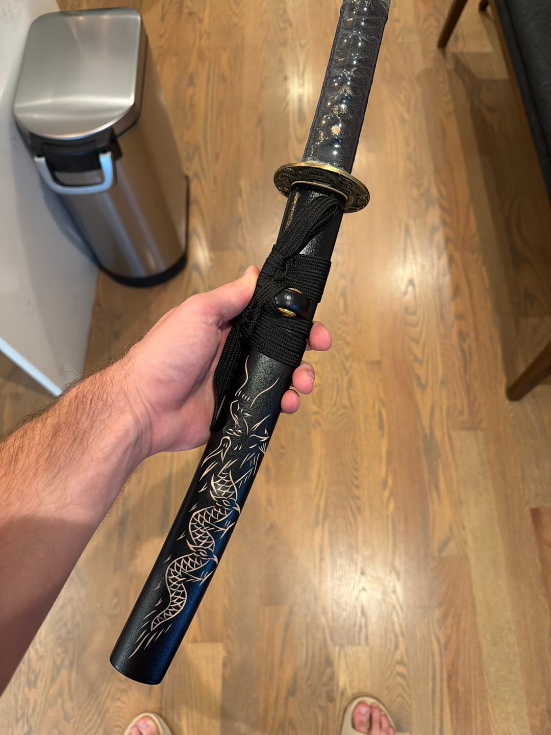 Customer photo review of Custom Tanto Build your own Tanto sword
