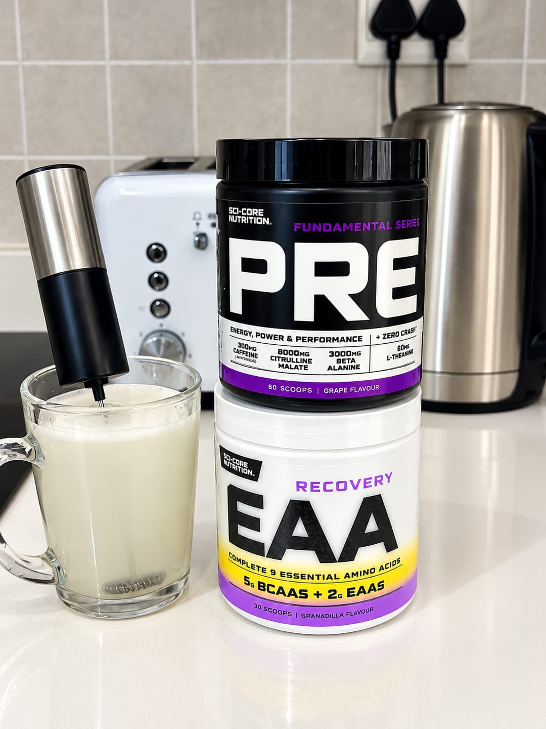 Customer photo review of Fundamental 3-in-1 PRE Grape - 300g | 60 scoops (New)
