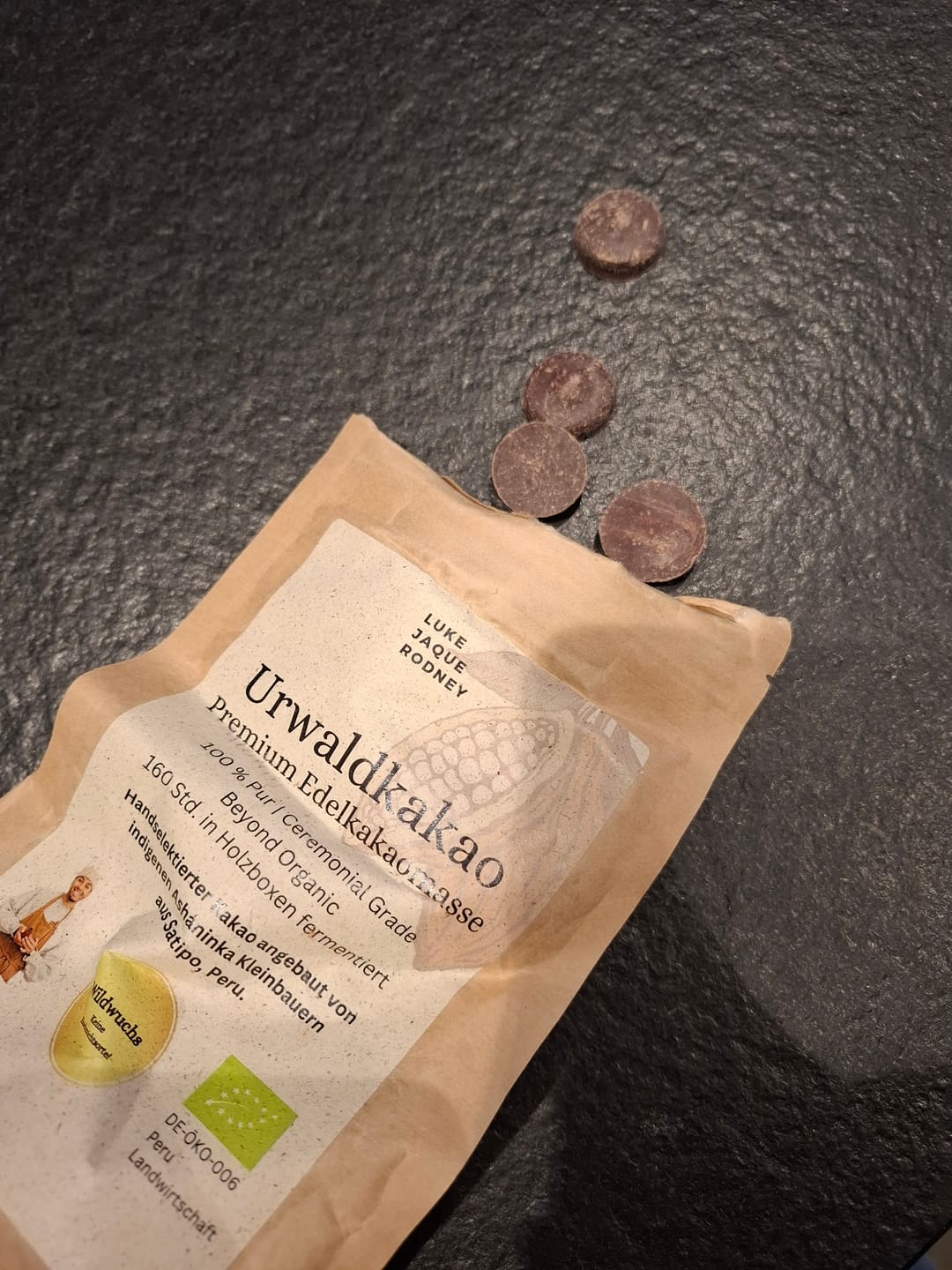 Customer photo review of 100% Edelkakao Drops