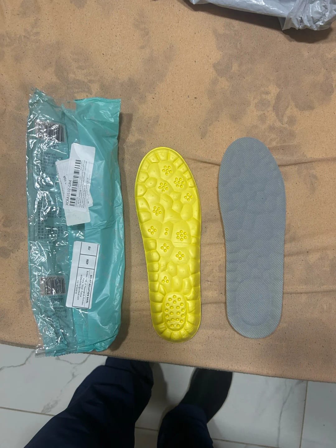 Customer photo review of Plantillas AirStep: Amortiguación y Alivio