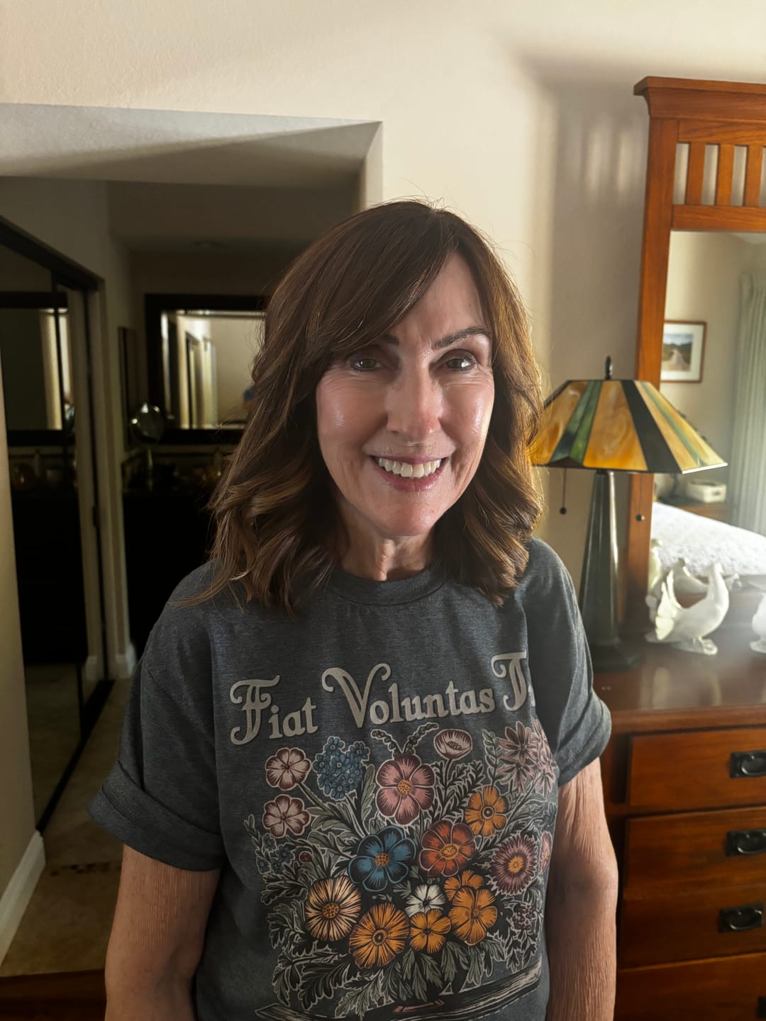 Customer photo review of Fiat Voluntas Tua T-Shirt