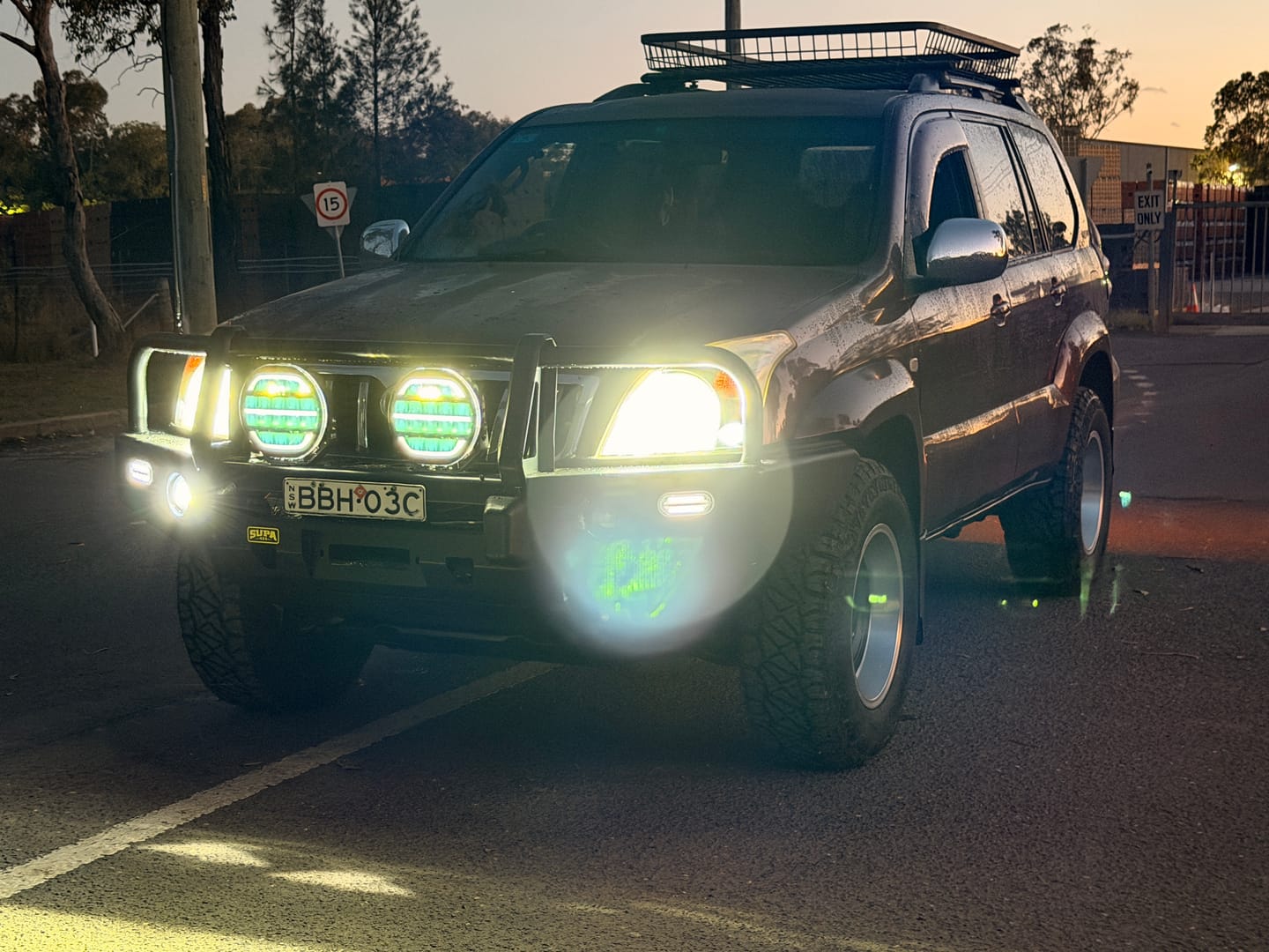 Customer photo review of Covert 9 Inch LED Driving Lights (PAIR W/HARNESS)