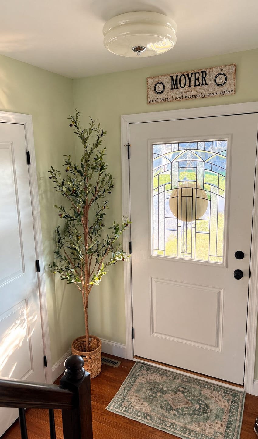 Customer photo review of Layered Glass Flush Mount Ceiling Light, Integrated LED, 3000 K