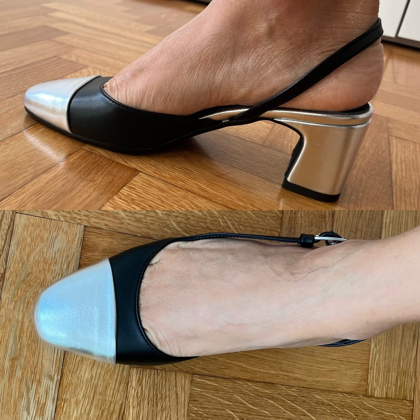 Customer photo review of CHANEL GABRIELLA NERO/ARGENTO