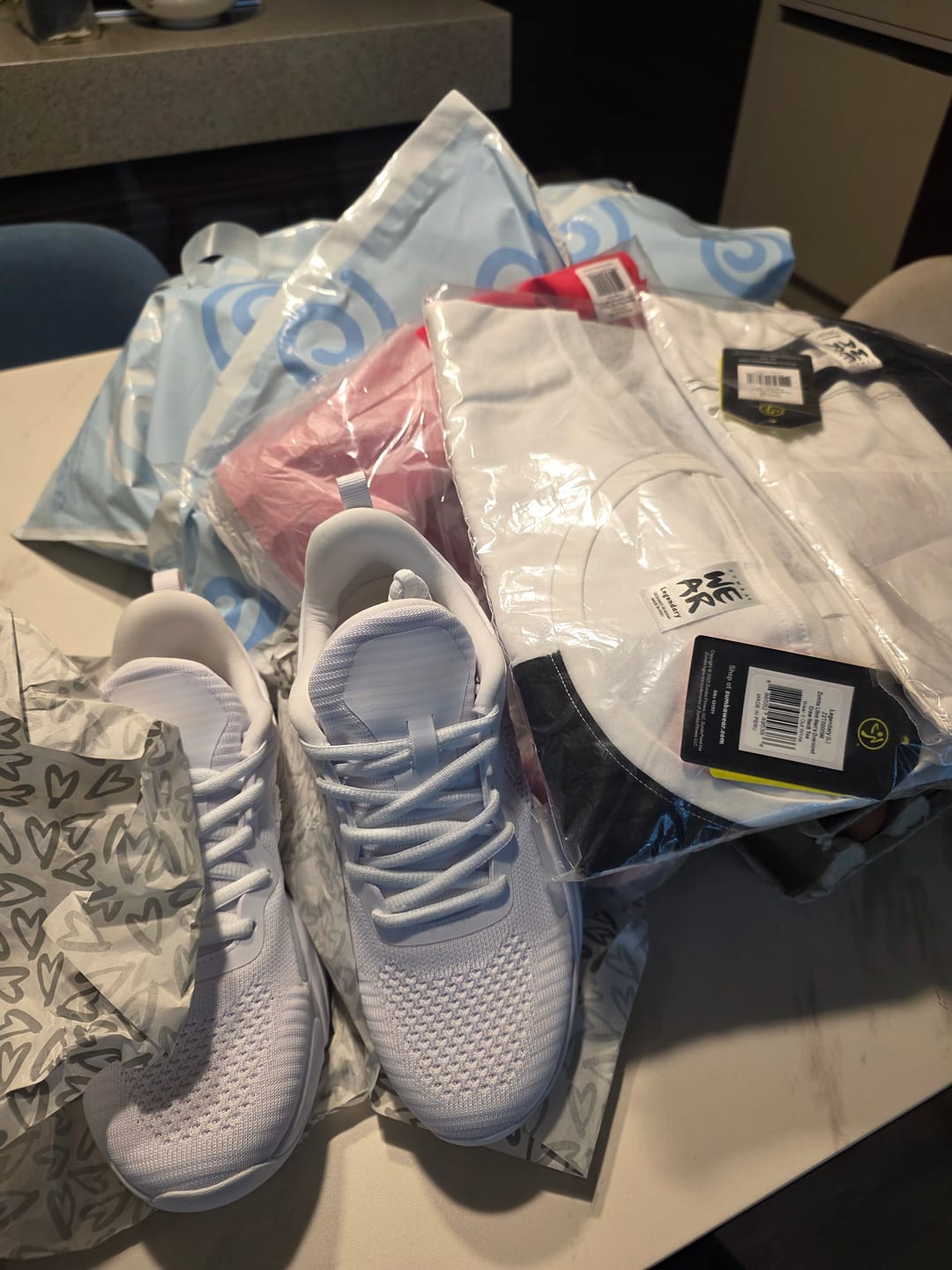 Customer photo review of Zumba Air Stomp Remix II - White