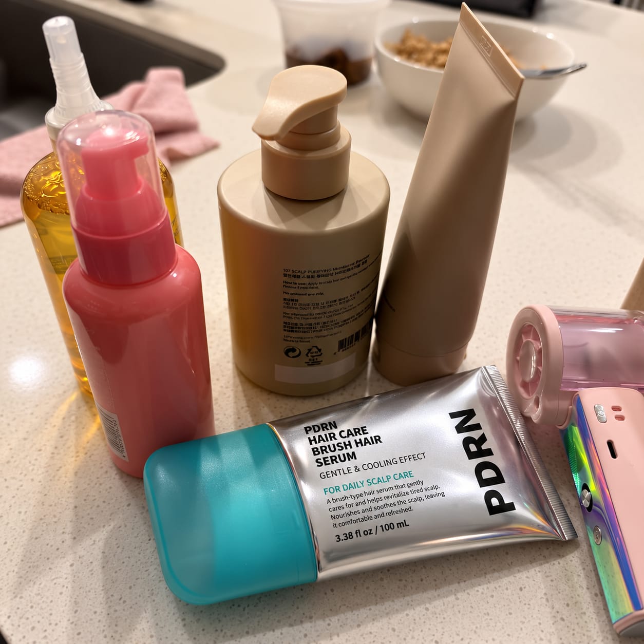 Customer photo review of Verana Glow Sérum con Cepillo para el Cuero Cabelludo