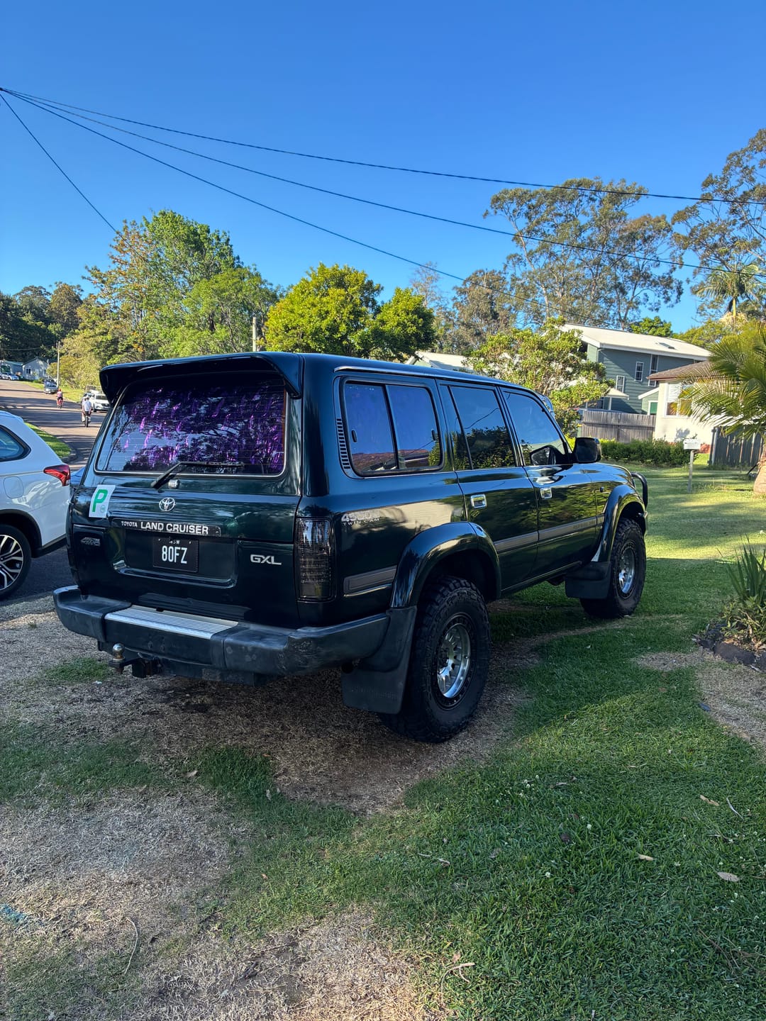 Customer photo review of Smoked LED Tail Lights for 80 Series LandCruiser
