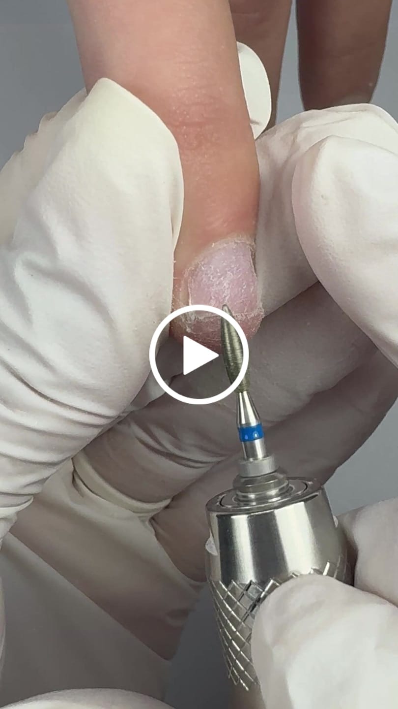 Customer video review of Punta LCI Diamantata a goccia LUNGA Dry Manicure - Media abrasività