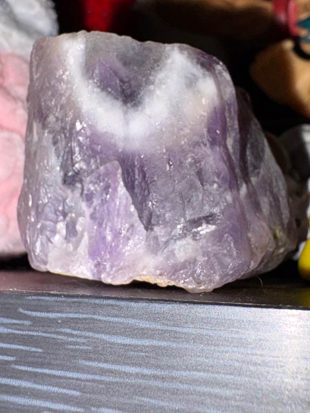 Customer photo review of Natural Rough Crystal Stone 1PC