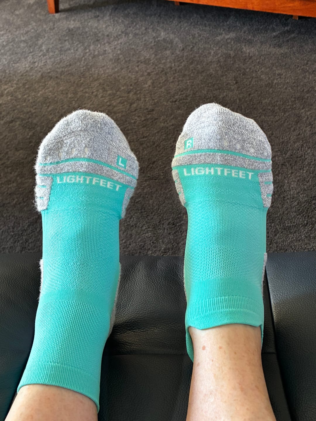Customer photo review of Lightfeet Performance - Quarter