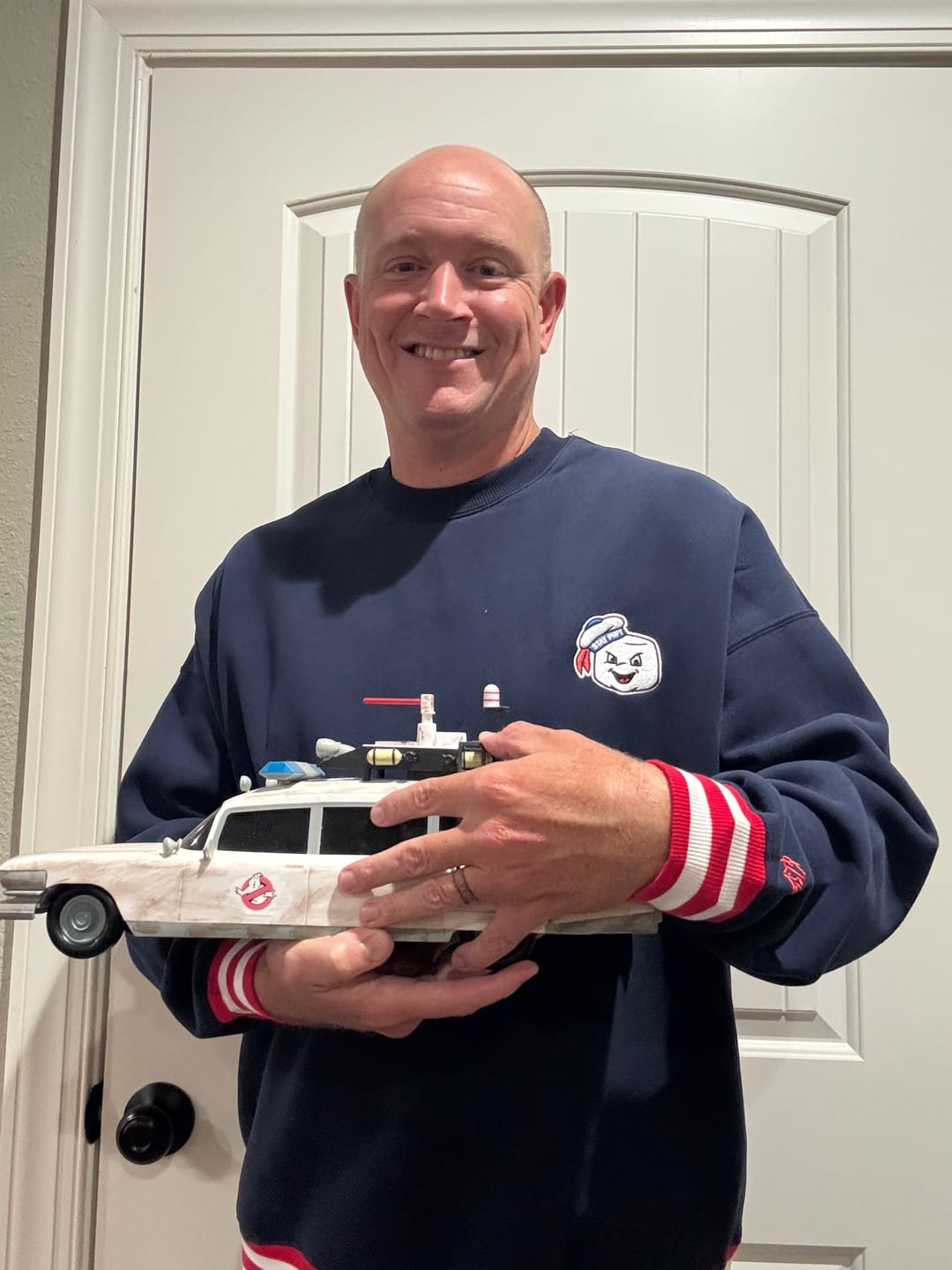 Customer photo review of Ghostbusters "Stay Puft" – Relaxed Crewneck Sweatshirt