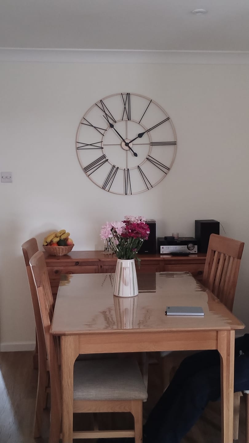 Customer photo review of Thomas Kent London. Summer House Copper Wall Clock Indoor/Outdoor