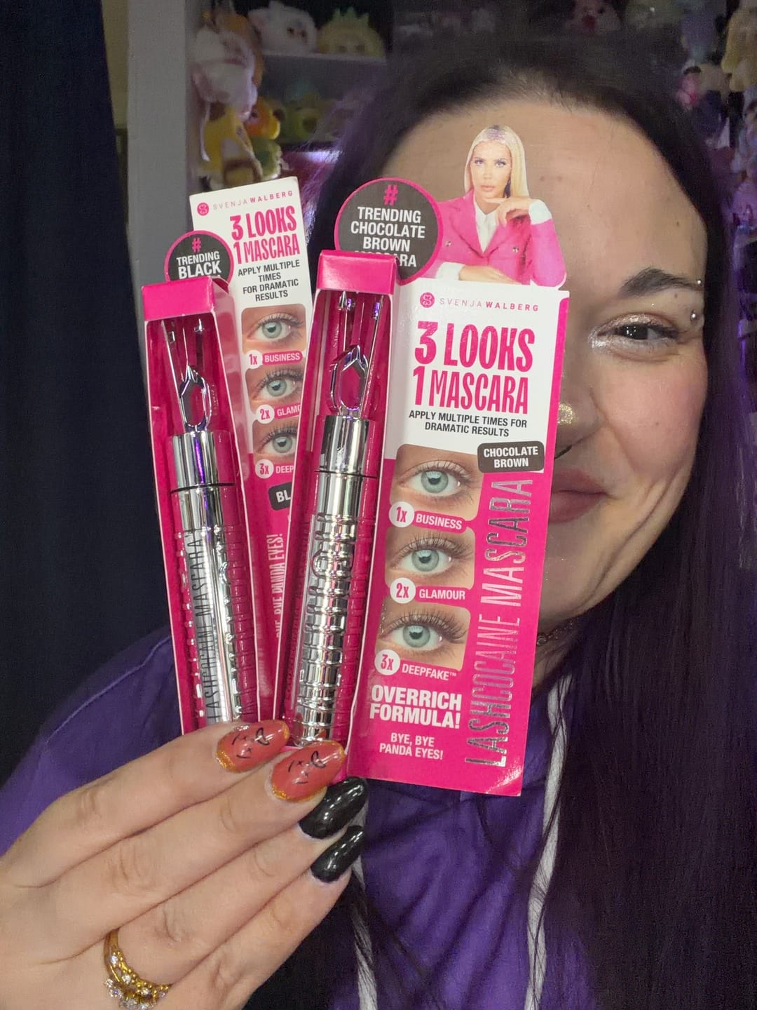 Customer photo review of LASHCOCA!NE MASCARA DUO - Schwarz & Braun