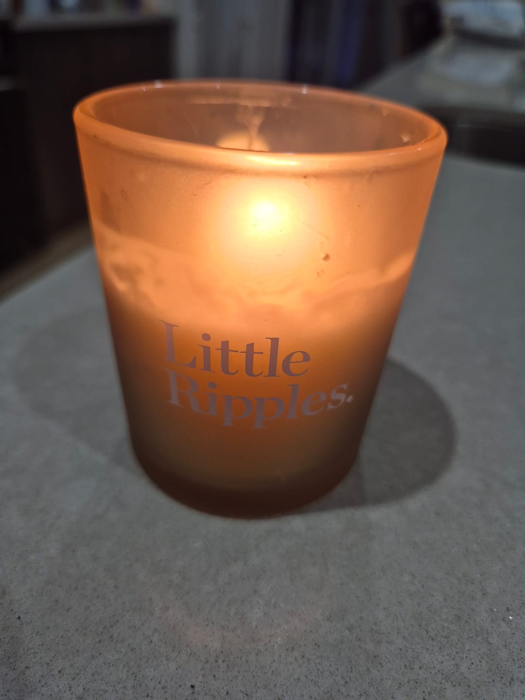 Customer photo review of Mulled Wine Candle GWP