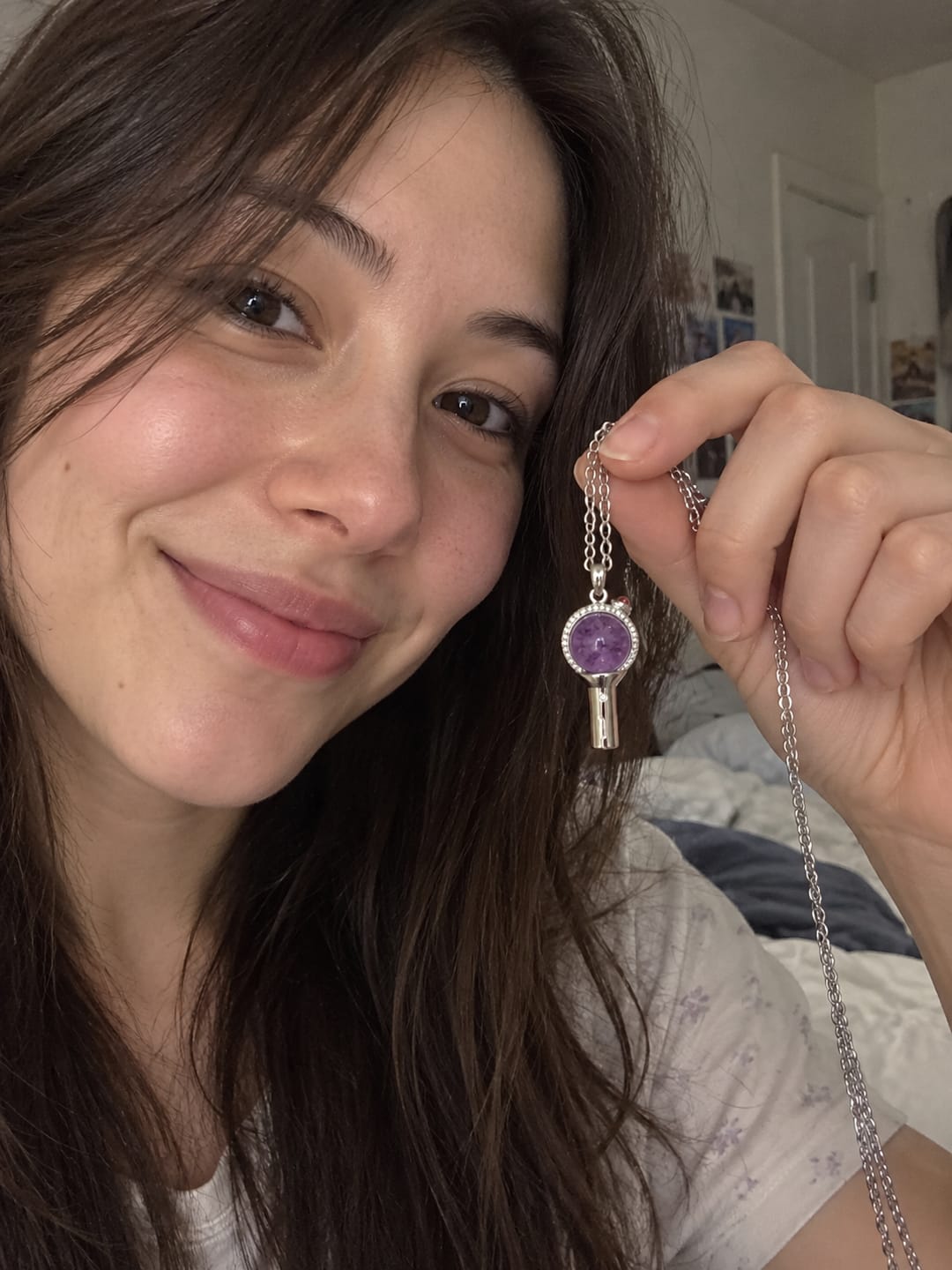 Customer photo review of Collar PurpleHeart© lightstick