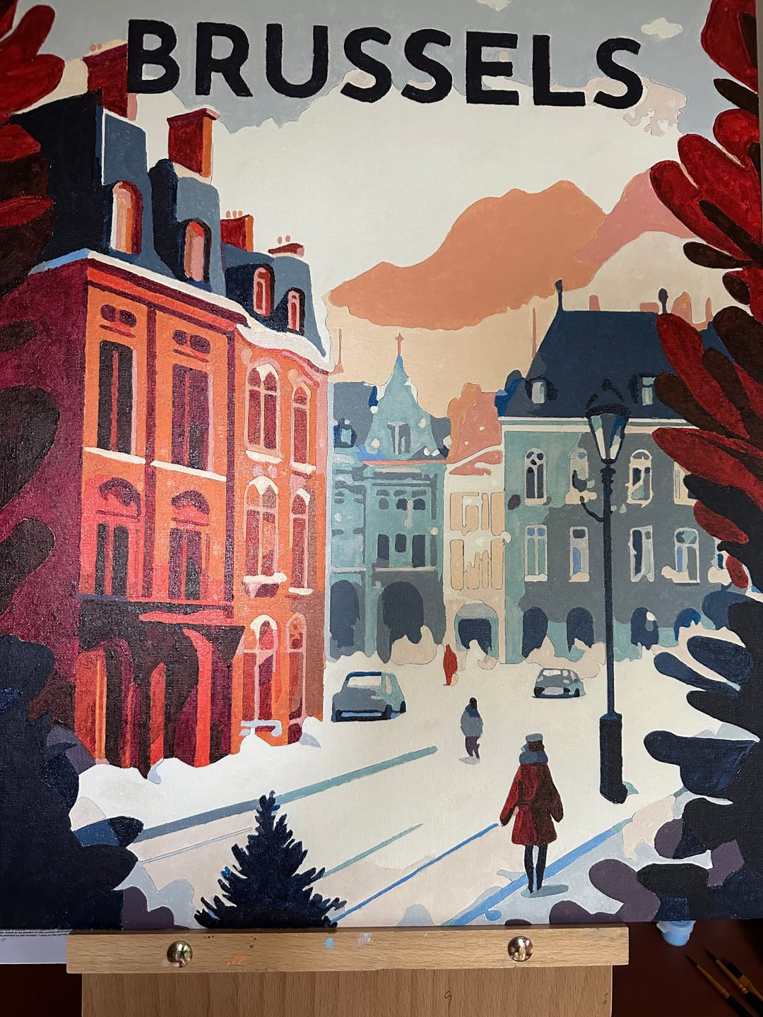 Customer photo review of Affiche Vintage Bruxelles