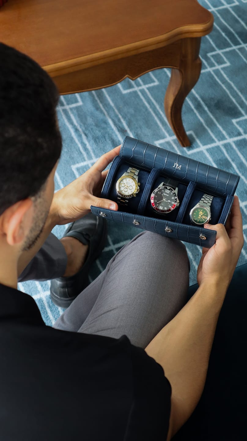Customer photo review of Watch Holder Croco