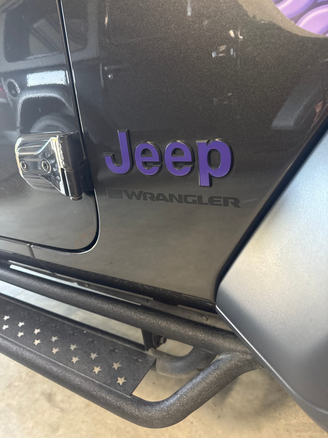 Customer photo review of JEEP Wrangler Emblem Overlay Decal Set | Fits JL, JK, TJ & YJ
