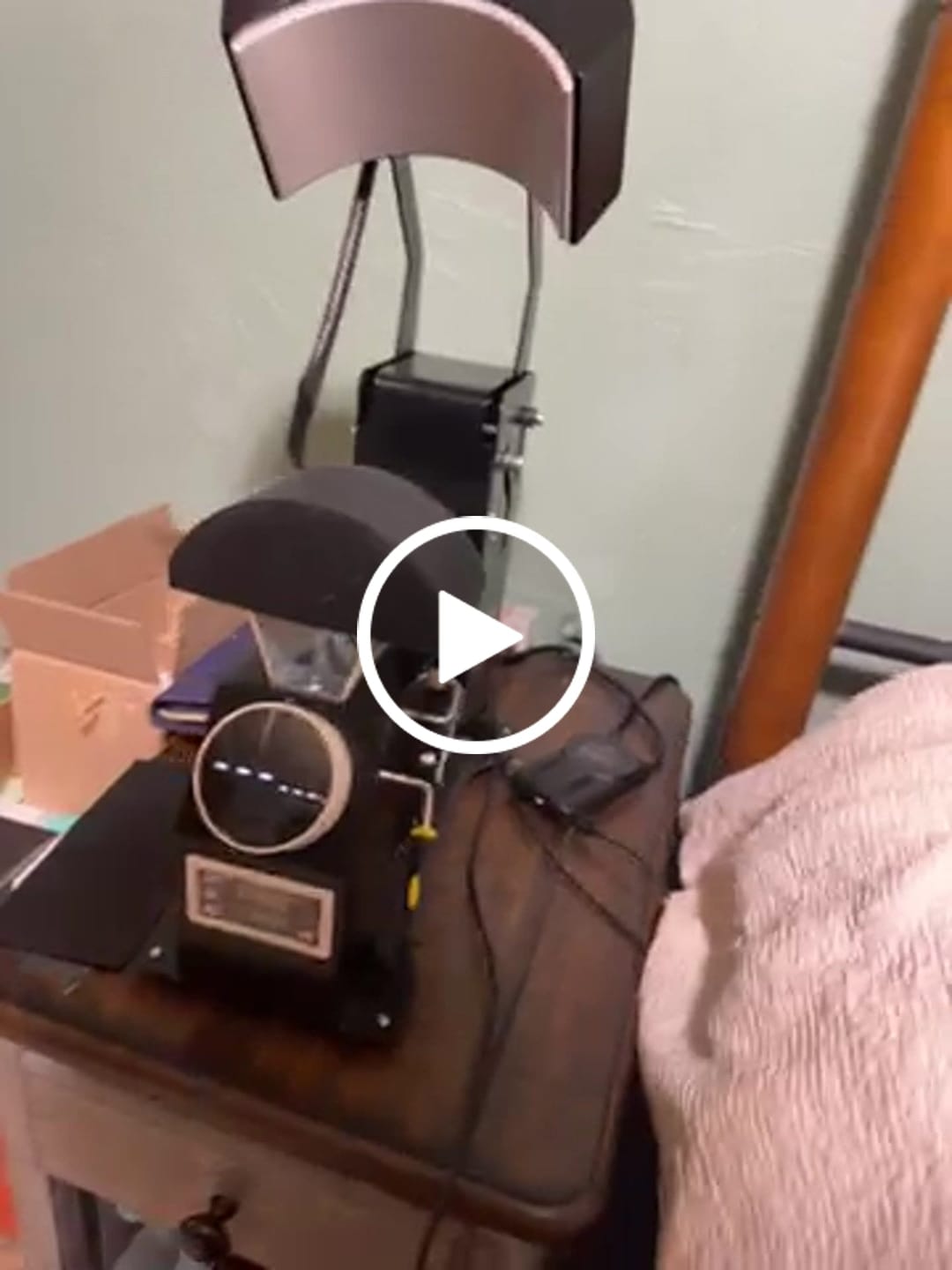 Customer video review of DuoForge Automatic Dual-Heat platen Cap Heat Press