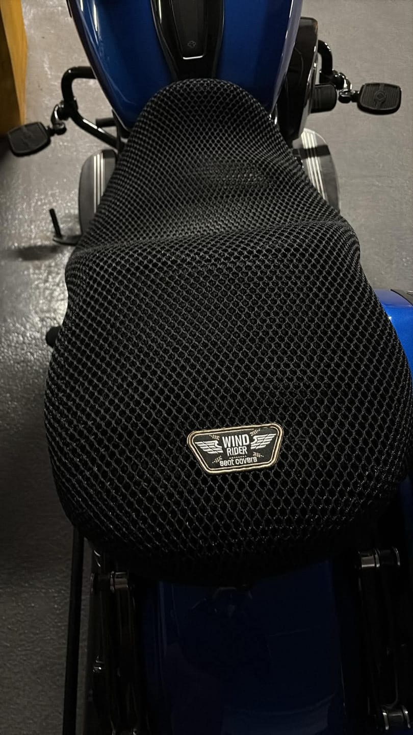 Customer photo review of Wind Rider Seat Cover