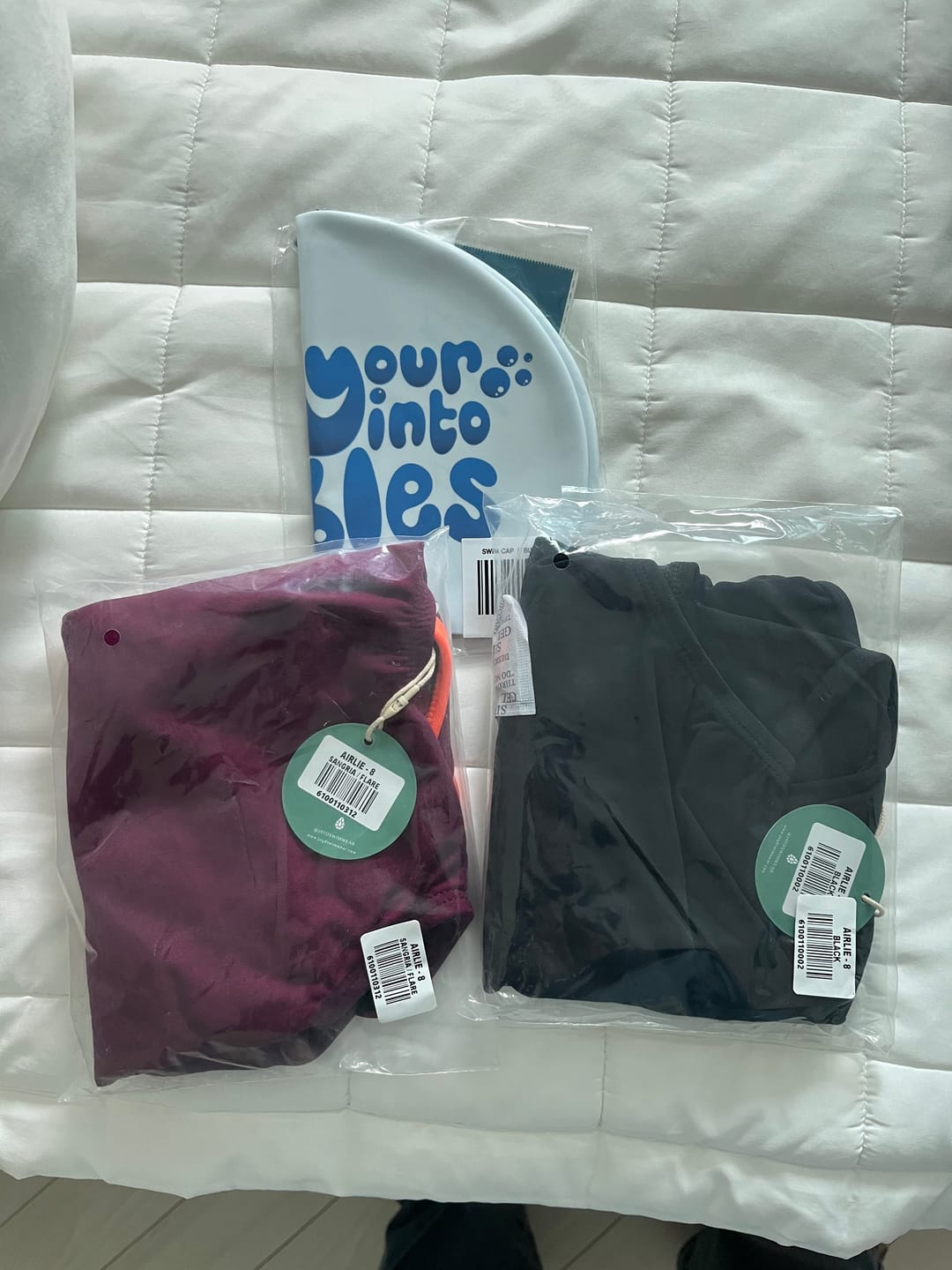 Customer photo review of AIRLIE ONE PIECE - Sangria|Flare