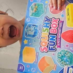 Customer photo review of 8-Piece Sensory Squishy Set