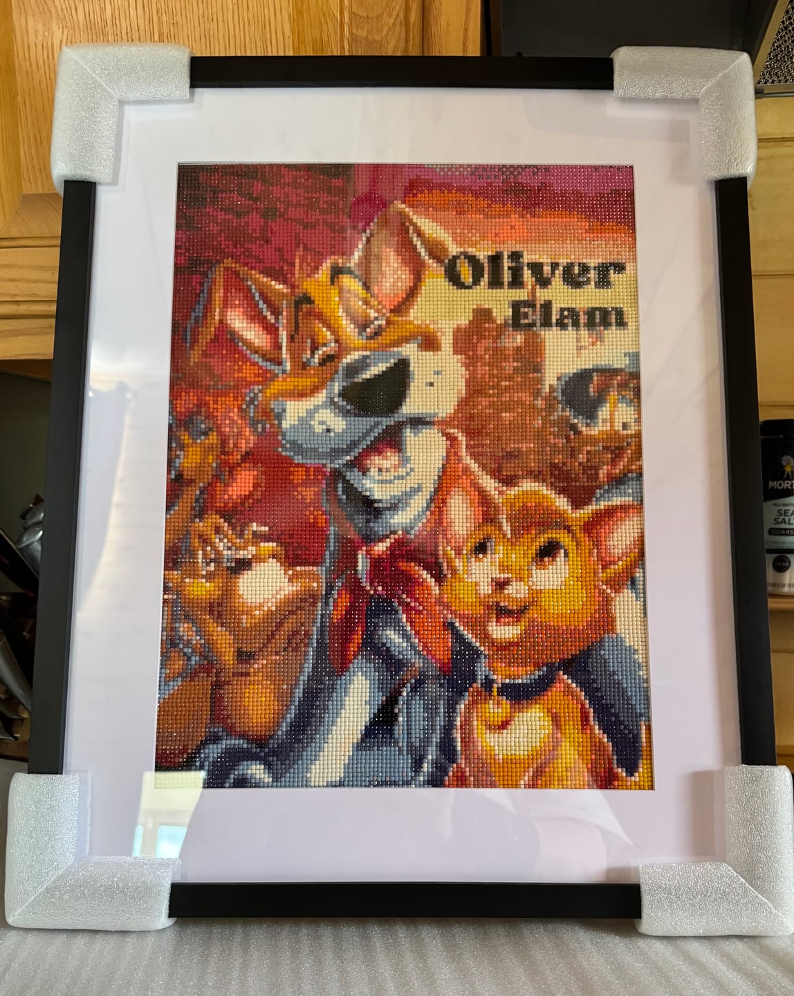 Customer photo review of Custom Diamond Painting