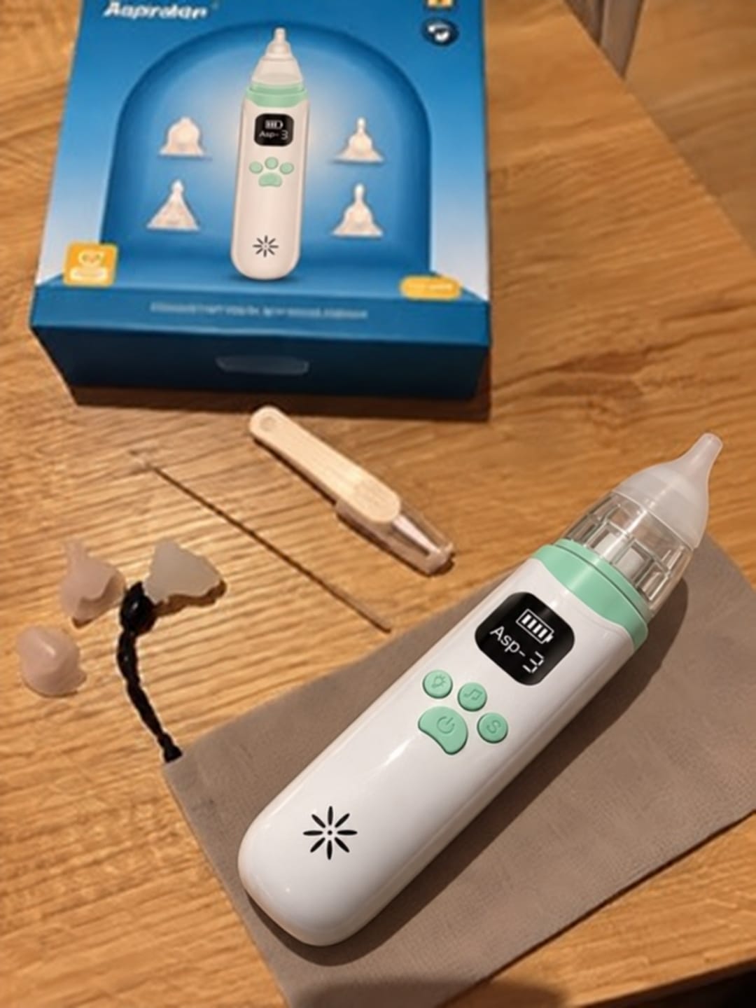 Customer photo review of BubClear Electric Nasal Aspirator