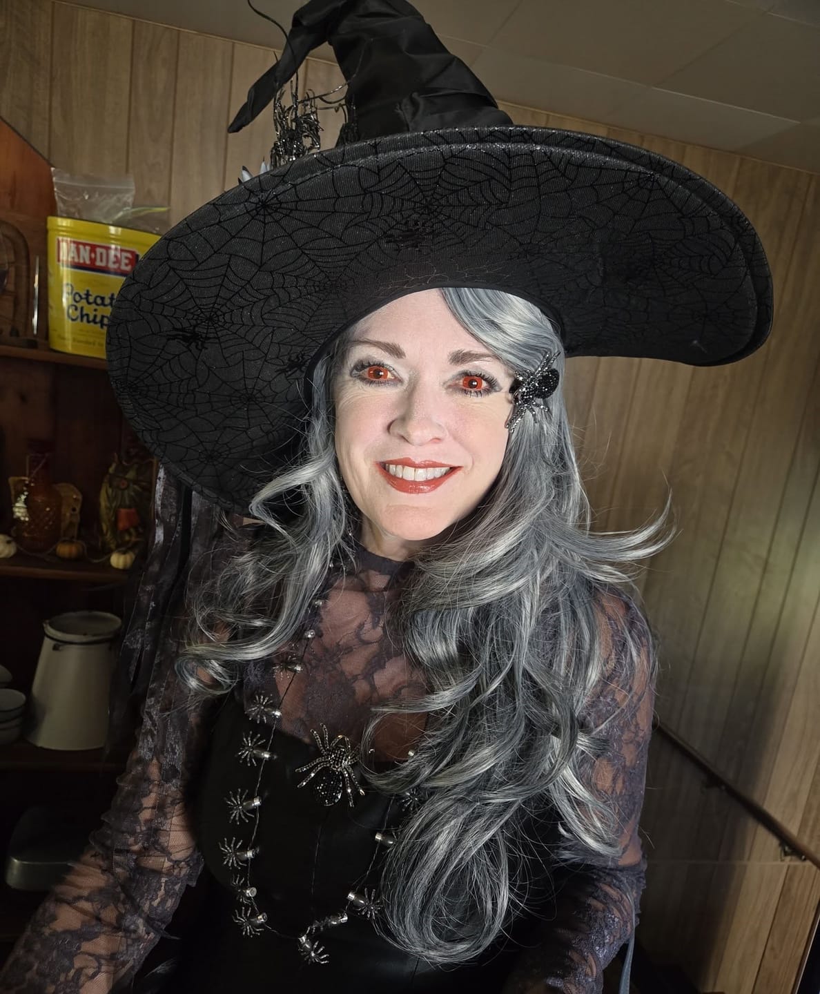Customer photo review of Halloween Redout Prescription Colored Contact Lenses