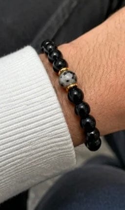 Customer photo review of Obsidian Wealth-Attracting Bracelet