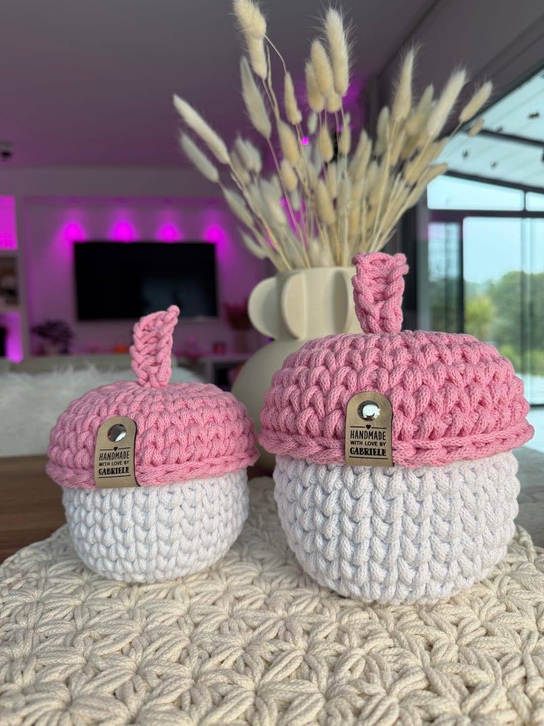 Customer photo review of Kunstleder-Labels mit Chicago Screws - Personalisierte Labels