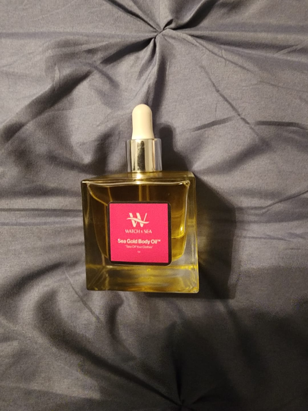 Customer photo review of Full Size Sea Gold “Take off Your Clothes” Body Oil